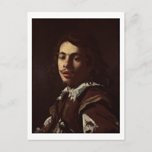 Carte Postale Autoportrait, 1620 (huile sur toile) (Devant)