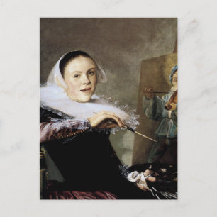 Carte Postale Autoportrait à l'Easel