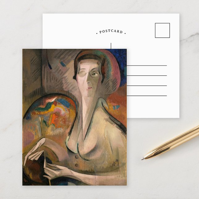 Carte Postale Autoportrait | Alice Bailly (Créateur téléchargé)