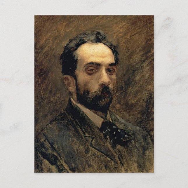 Carte Postale Autoportrait, années 1890 (Devant)