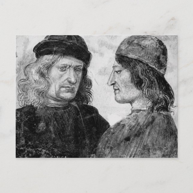 Carte Postale Autoportrait avec Niccolo Franceschi (Devant)