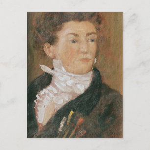 Carte Postale Autoportrait avec pinceaux