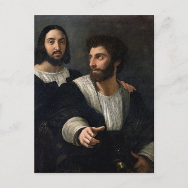 Carte Postale Autoportrait avec un ami (Devant)