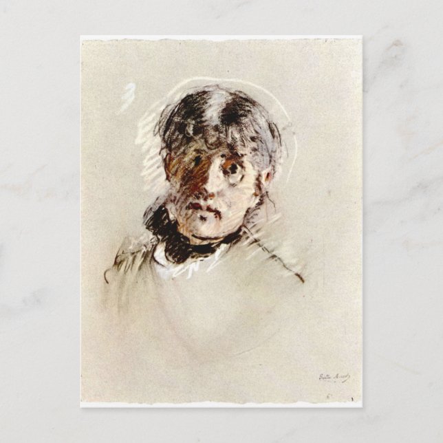 Carte Postale Autoportrait de Berthe Morisot (Devant)