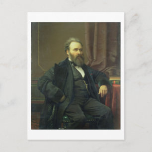 Carte Postale Autoportrait de l'artiste, 1869 (huile sur toile)