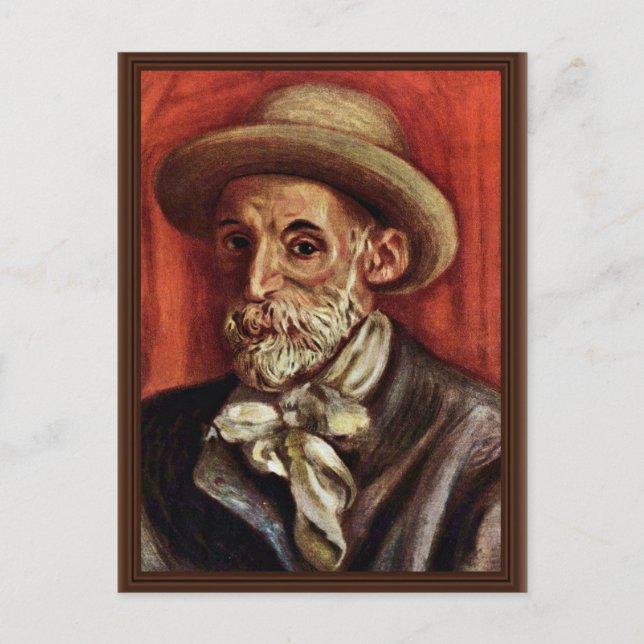 Carte Postale Autoportrait De Pierre-Auguste Renoir (Devant)
