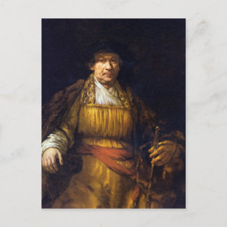 Carte Postale Autoportrait de Rembrandt Harmenszoon van Rijn