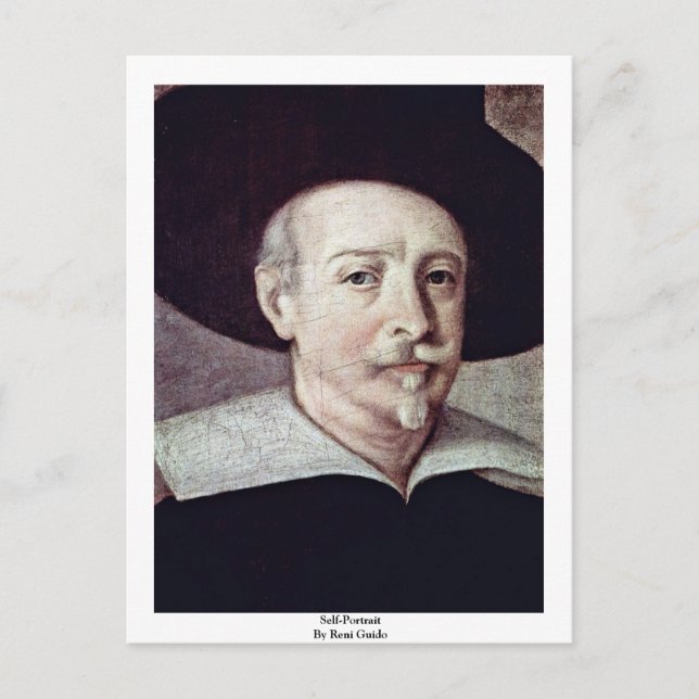 Carte Postale Autoportrait De Reni Guido (Devant)