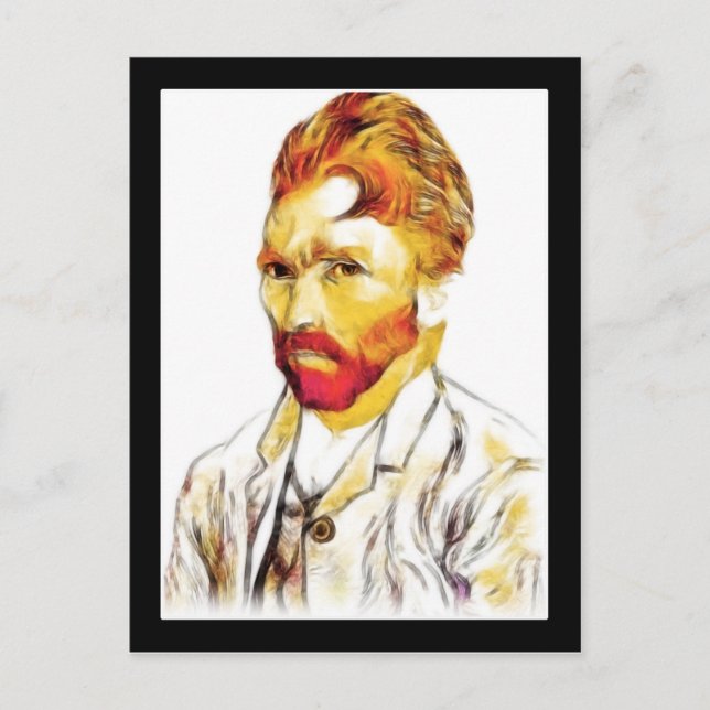 Carte Postale Autoportrait de Van Gogh Nouvelle Coiffure (Devant)