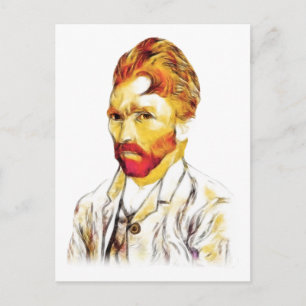 Carte Postale Autoportrait de Van Gogh Nouvelle Coiffure