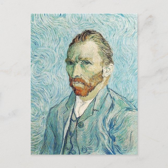 Carte Postale Autoportrait de Vincent Van Gogh (Devant)
