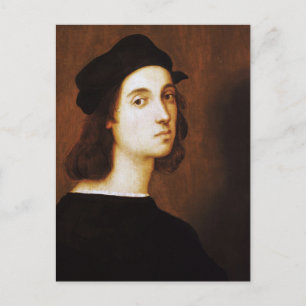 Carte Postale Autoportrait du grand peintre italien Raphaël