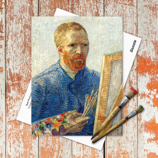Carte Postale Autoportrait Easel Vincent van Gogh (Créateur téléchargé)