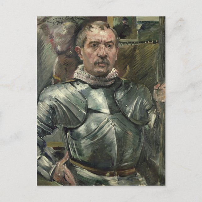 Carte Postale Autoportrait en armure, 1914 (Devant)