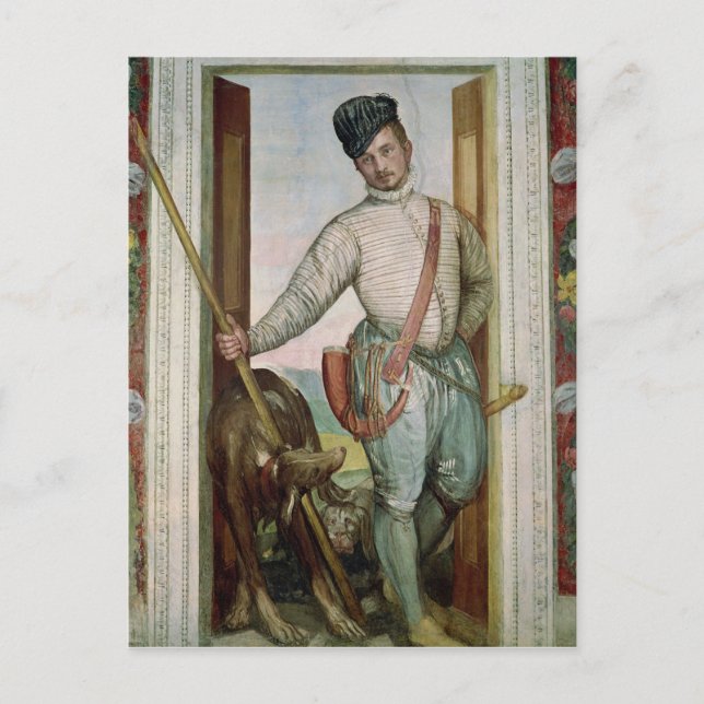 Carte Postale Autoportrait en costume de chasse, 1562 (Devant)