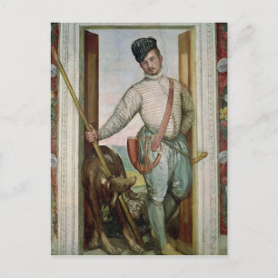 Carte Postale Autoportrait en costume de chasse, 1562