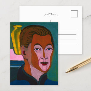 Carte Postale Autoportrait   Ernst Ludwig Kirchner