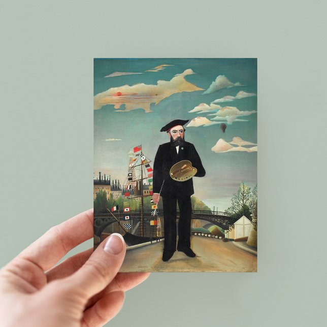 Carte Postale Autoportrait | Henri Rousseau (Créateur téléchargé)
