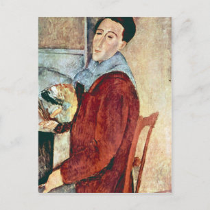 Carte Postale Autoportrait par Amedeo Modigliani