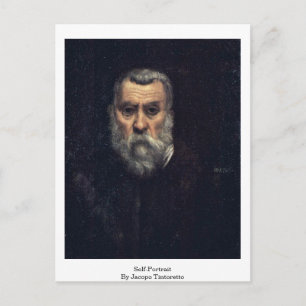 Carte Postale Autoportrait. Par Jacopo Tintoretto