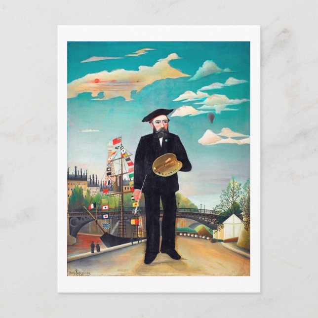 Carte Postale Autoportrait, Paysage, Rousseau (Devant)