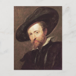 Carte Postale Autoportrait Peter Paul Rubens peinture à l'huile