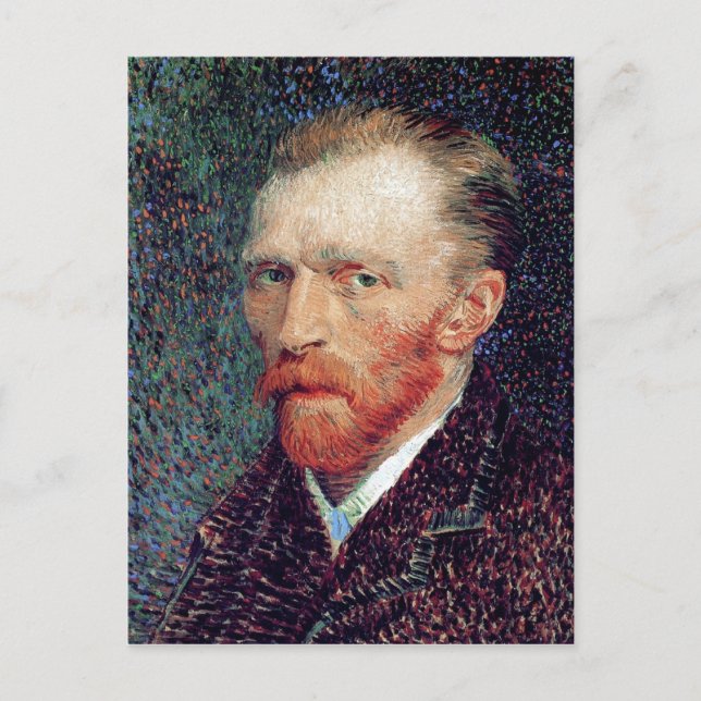 Carte Postale Autoportrait, Vincent van Gogh Art (Devant)