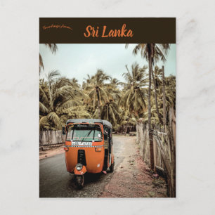 Carte Postale Autorickshaw in Kudawa Sri Lanka