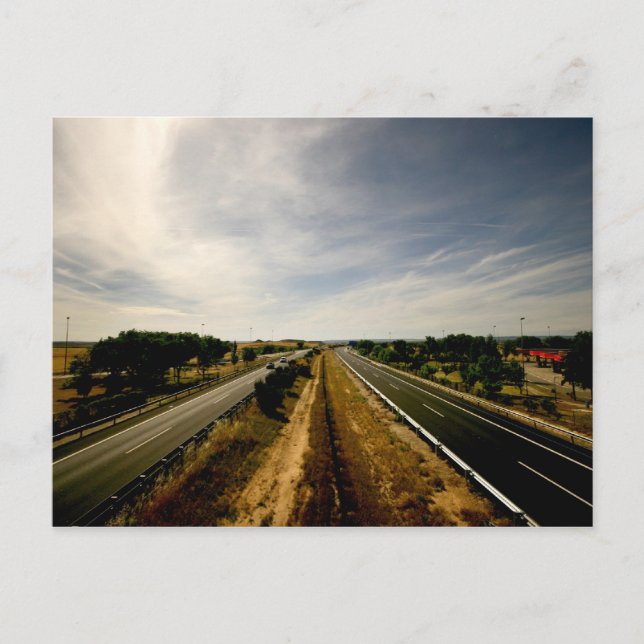 Carte Postale Autoroute (Devant)