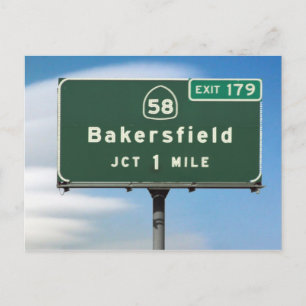 Carte Postale Autoroute 58 Bakersfield Junction