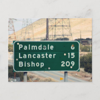Carte Postale Autoroute Connexion CA-18 en dehors de Palmdale/La