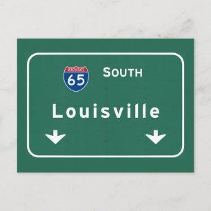 Carte Postale Autoroute Interstate Kentucky Kt de Louisville