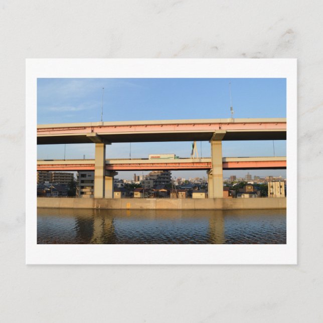 Carte Postale Autoroute Shuto - Horikiri, Tokyo (Devant)