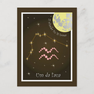 Carte Postale Autour de l'aua 21, il y avait 18 faveurs