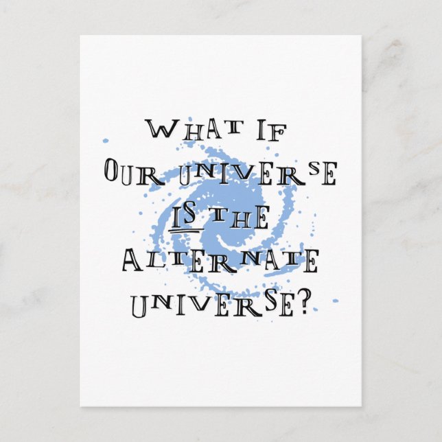 Carte Postale Autre univers (Devant)