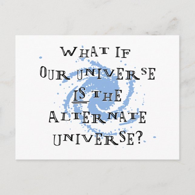 Carte Postale Autre univers (Devant)