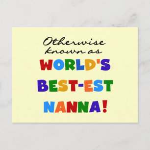Carte Postale Autrement connu comme le meilleur cadeau de Nanna