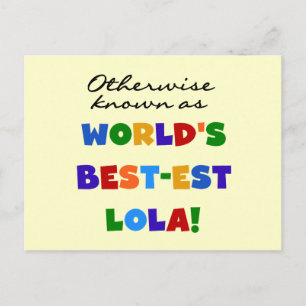 Carte Postale Autrement connu comme les meilleurs cadeaux Lola