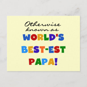 Carte Postale Autres Meilleurs Tshirts et cadeaux Papa
