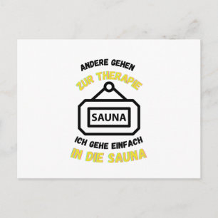 Carte Postale Autres Saunas Allant En Thérapie De Sauna