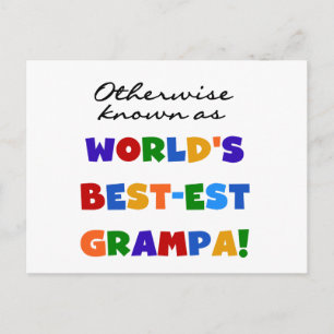 Carte Postale Autres sous le nom de Meilleurs T-shirts Grampa
