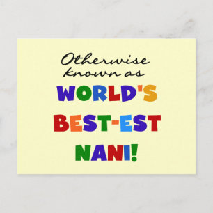 Carte Postale Autres sous le nom de Meilleurs T-shirts Nani et G