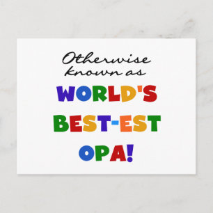 Carte Postale Autres T-shirts et cadeaux Opa