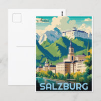 Autriche capitale salzbourg skyline