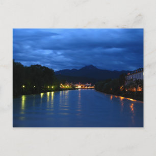 Carte Postale Autriche - Innsbruck - Nuit bleue