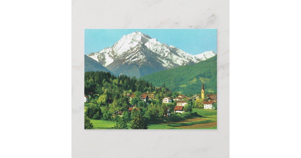 Carte Postale Ancienne – Sainte-Madeleine, Vallée De Gschnitz – Tyrol Autriche – 1942 – Église De Montagne