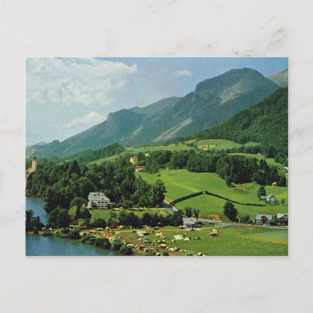 Carte Postale Autriche vintage, Appesbach, région de Salzbourg (Devant)