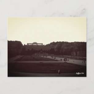 Carte Postale Autriche vintage Vienne Jardins de Schonbrunn 1970