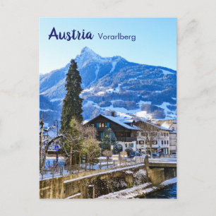 Carte Postale Autriche Vorarlberg en hiver