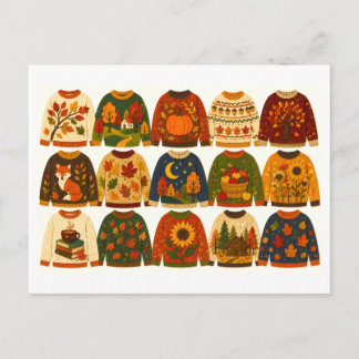 Carte Postale Autumn/Fall Sweater Collage